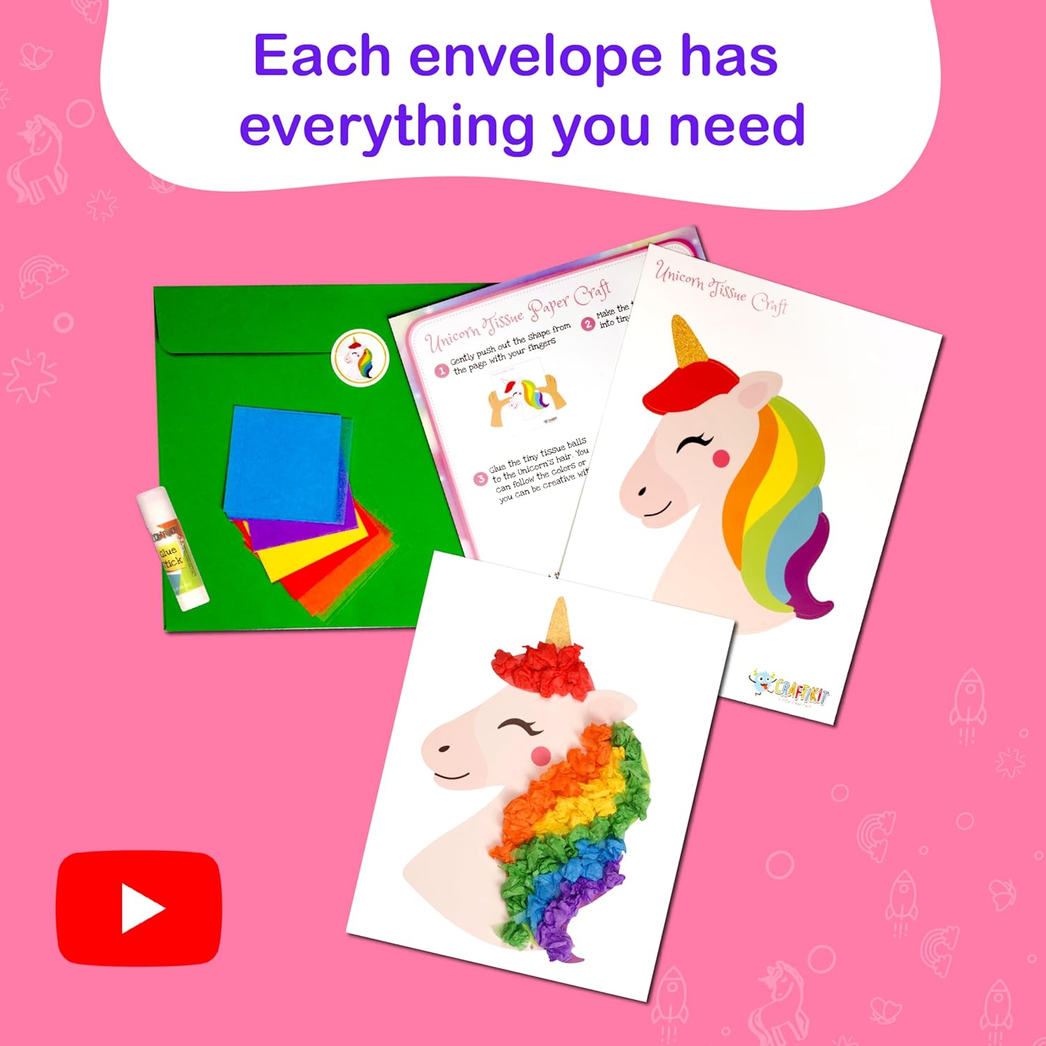 CraftKit 20 Award-Winning Princess & Unicorn Crafts for Kids