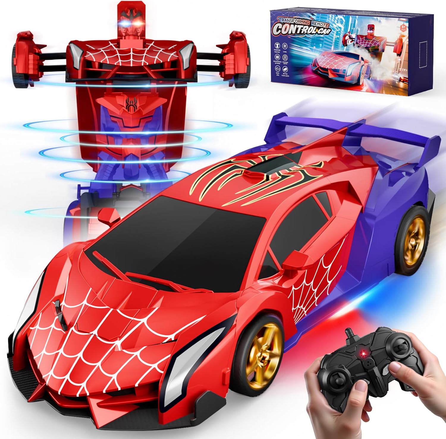 Spider Transform Robot Racing RC Car