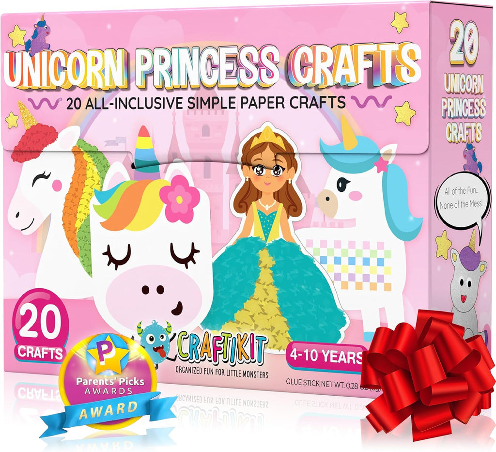 CraftKit 20 Award-Winning Princess & Unicorn Crafts for Kids