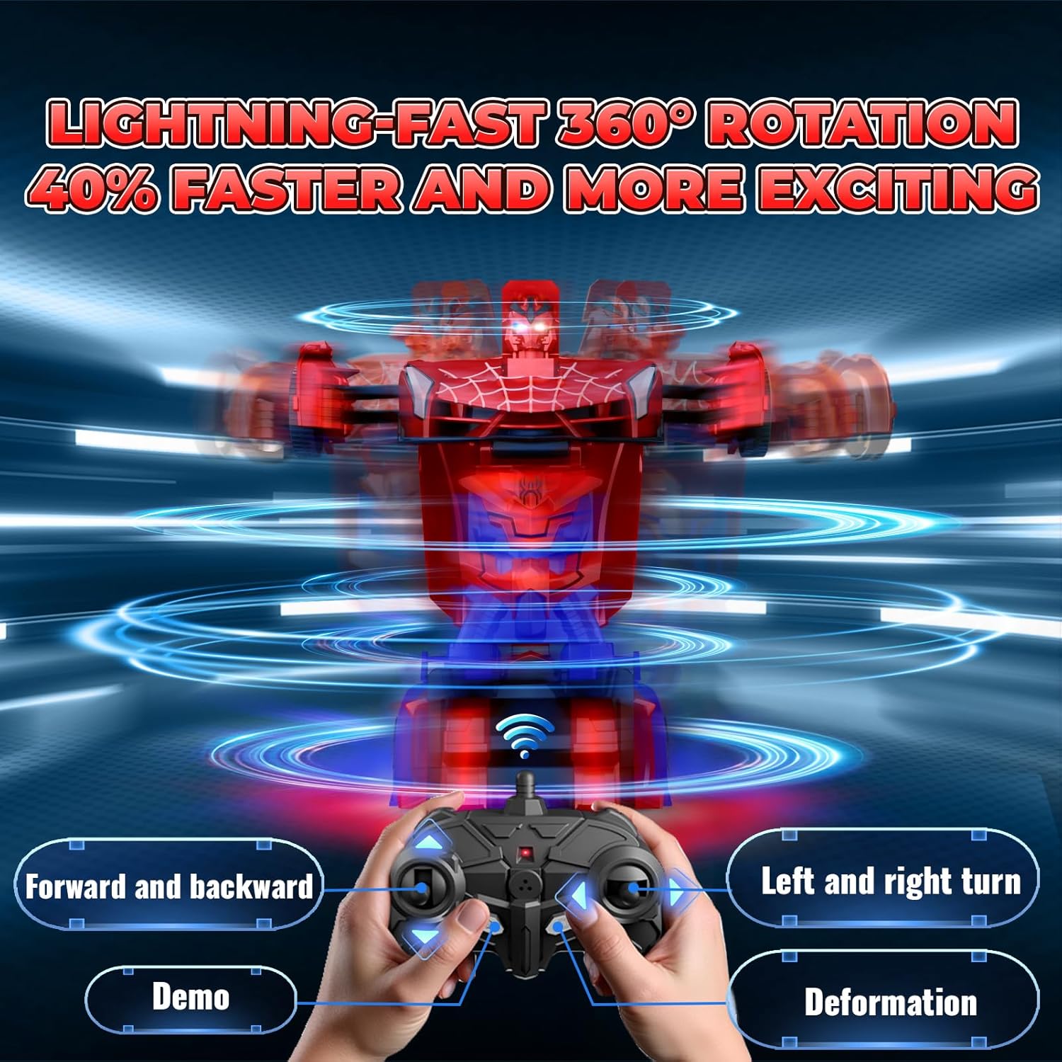 Spider Transform Robot Racing RC Car