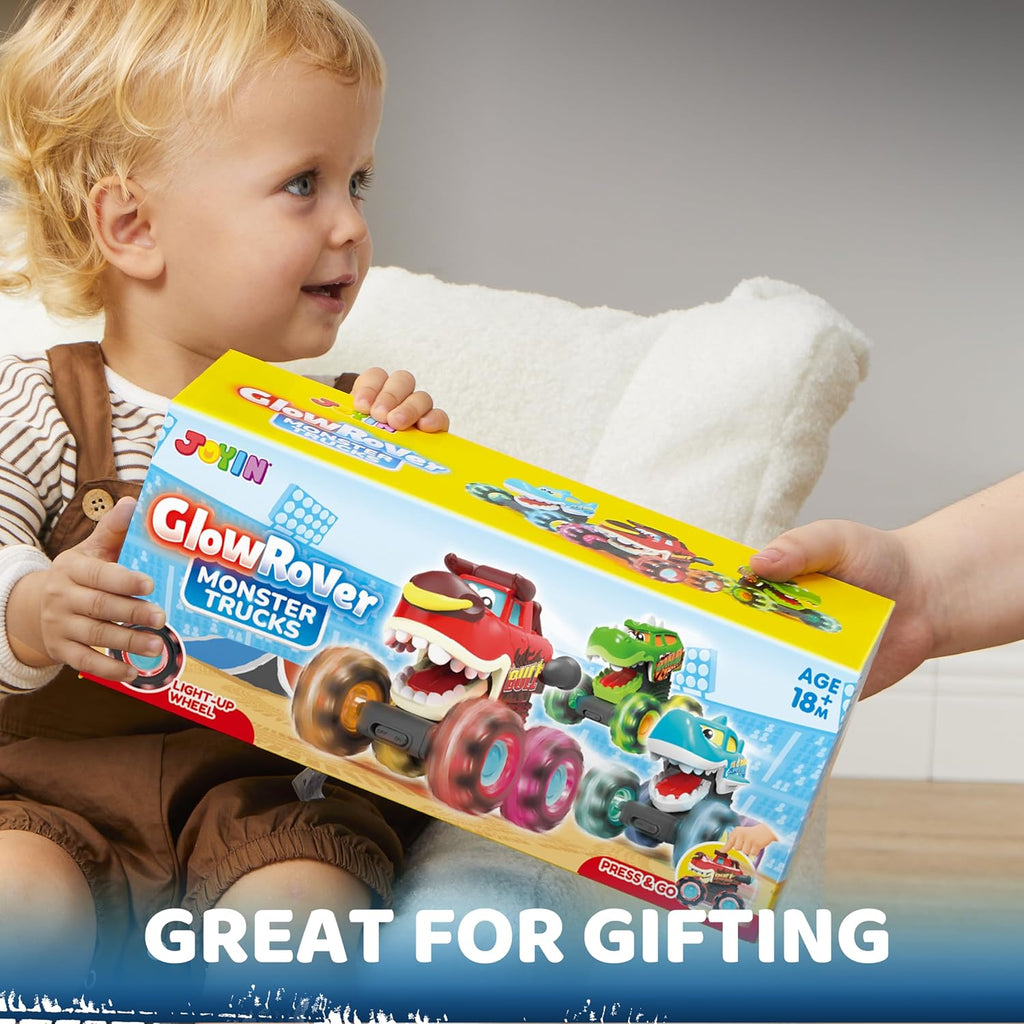 GlowRover 3 Pack Monster Truck Toy