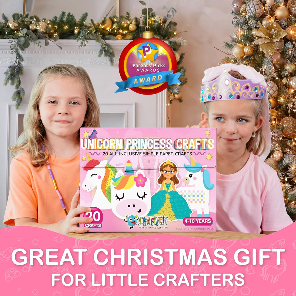 CraftKit 20 Award-Winning Princess & Unicorn Crafts for Kids